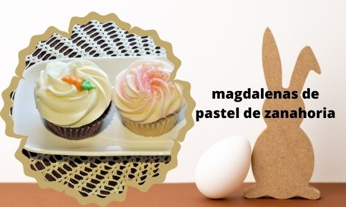 magdalenas de pastel de zanahoria