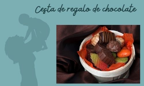 Cesta de regalo de chocolate
