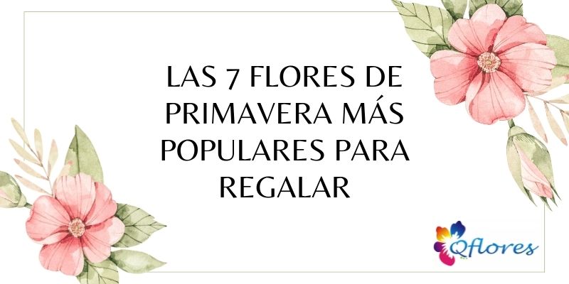 Las 7 flores de primavera más populares para regalar