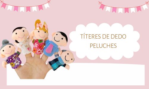 T&iacute;teres de dedo peluches