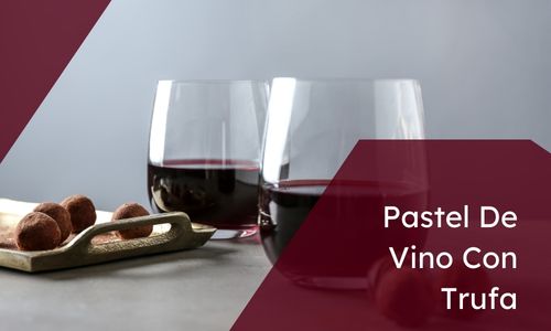 Pastel De Vino Con Trufa