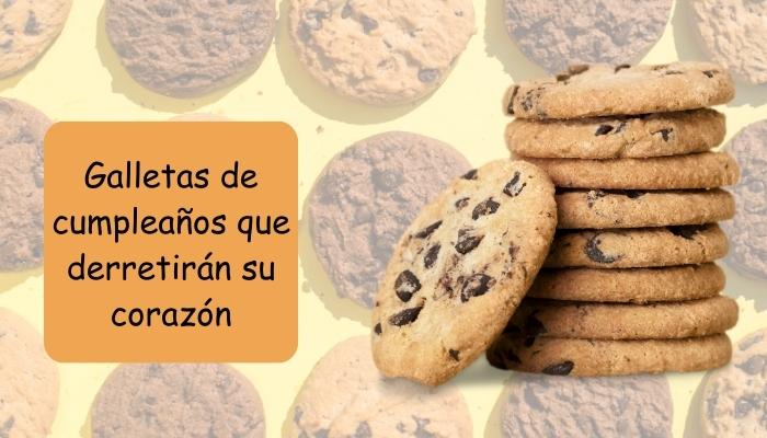 Galletas de cumpleaños que derretirán su corazón