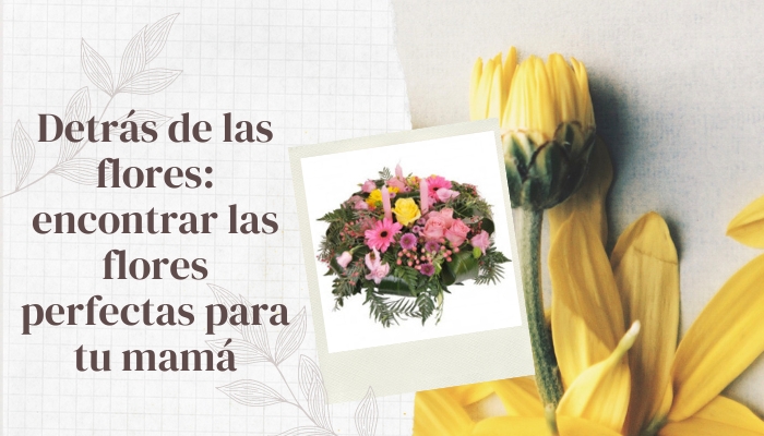 Detrás de las flores: encontrar las flores perfectas para tu mamá