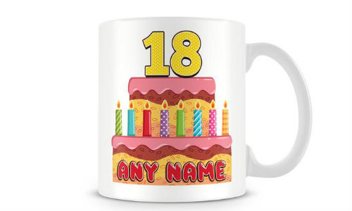 18mo Taza de cumpleaños personalizada