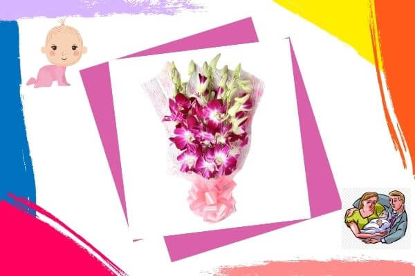 gift ideas for new parents flower bouquet