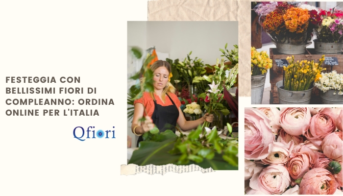 Festeggia con bellissimi fiori di compleanno: ordina online per l'Italia