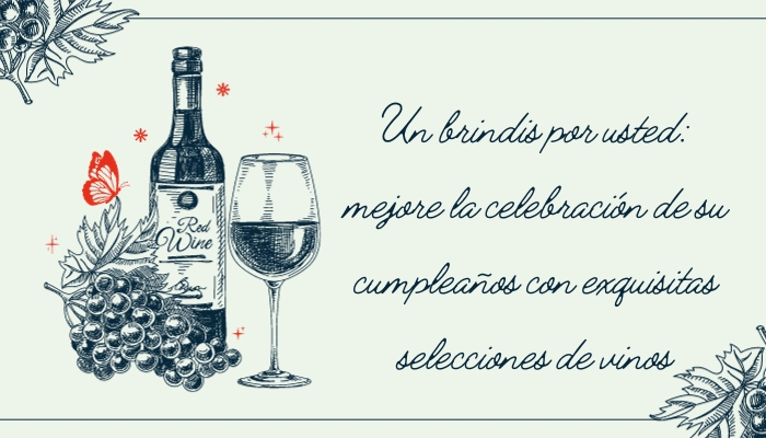 Un brindis por usted: mejore la celebración de su cumpleaños con exquisitas selecciones de vinos